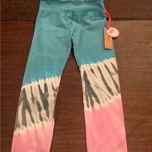 NWT Justice Tie Dye Leggings
Size XS 5/6 Full length